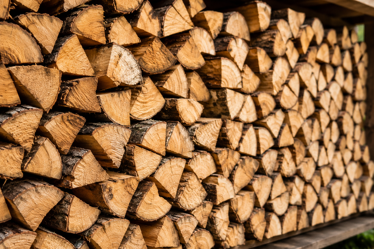 ofenfertiges Brennholz zum Verbrennen