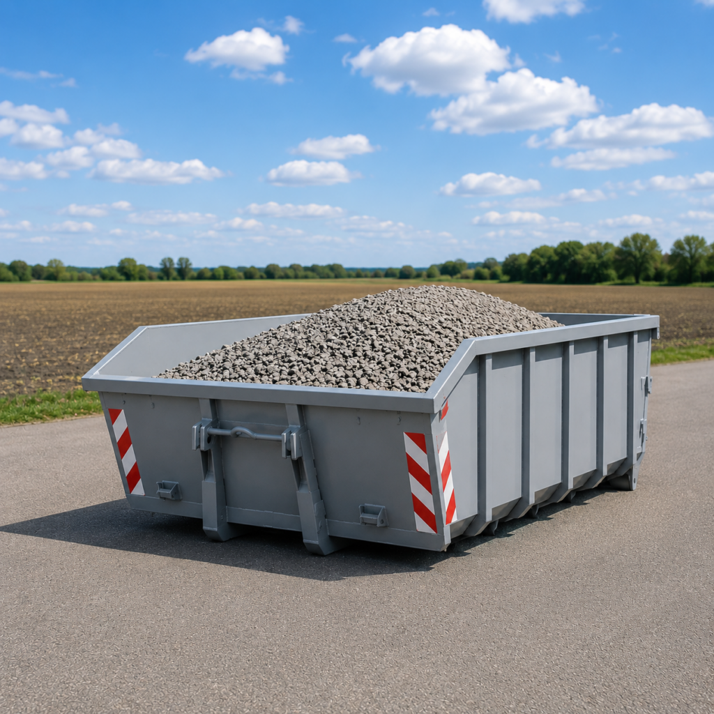 Mulde für gewerbliche Transporte